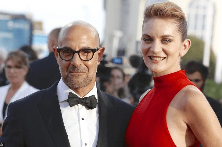 Stanley Tucci and Felicity Blunt Tucci