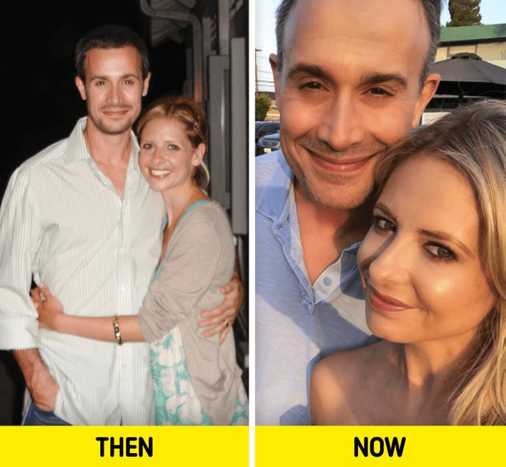 Sarah Michelle Gellar and Freddie Prinze Jr.