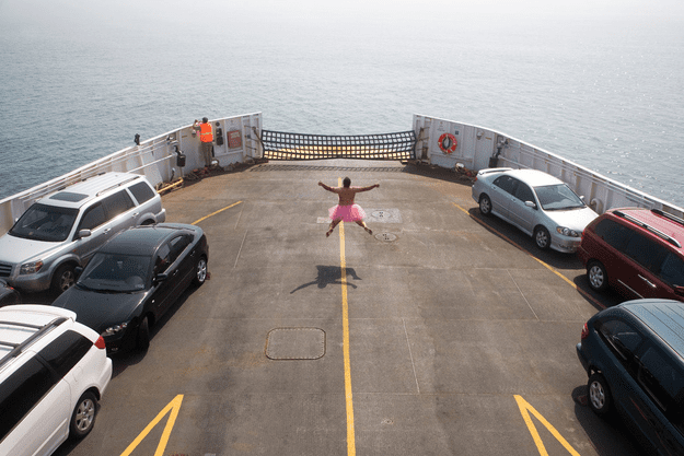 A Man with Pink Tutu 