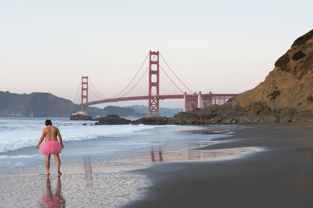 A Man with Pink Tutu 