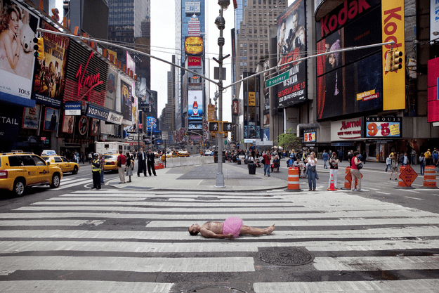 A Man with Pink Tutu 